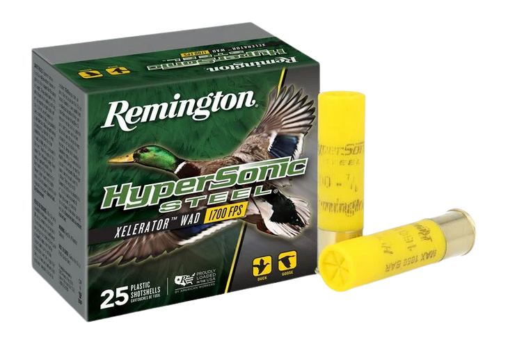 Remington Ammunition 26825 HyperSonic Steel 20Gauge 3" 7/8oz 4Shot 25 Per Box/10 Case