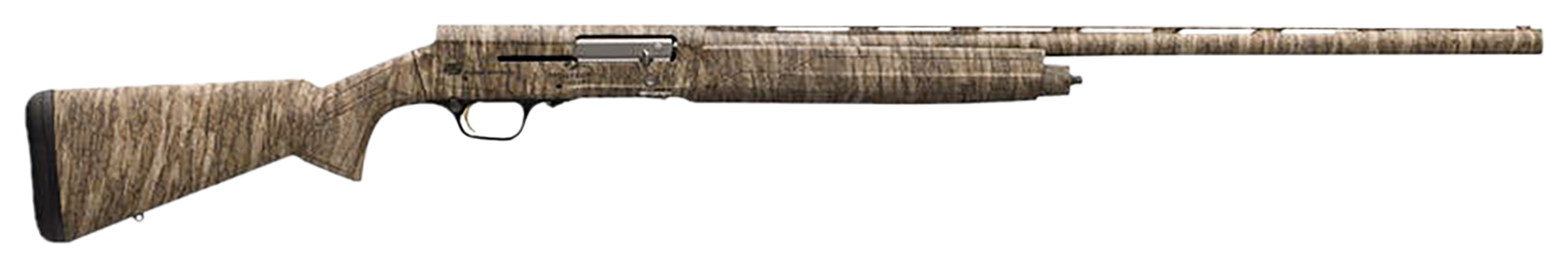 Browning 0118252004 A5 12 Gauge 28" Barrel 3.5" 4+1, Full Coverage Mossy Oak Bottomland, Textured Synthetic Stock With Closed Radius Pistol Grip