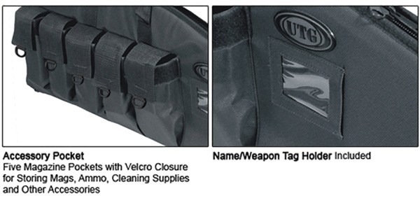 UTG GUN CASE 42" BLACK DC TACTICAL
