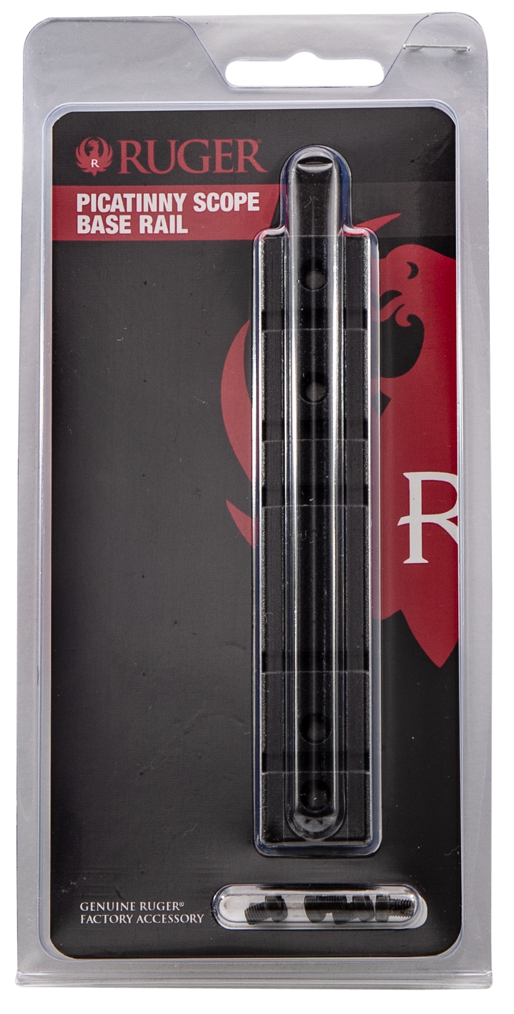 Ruger 90329 Scope Base Adapter  Black Aluminum Fits Ruger 10/22 & 22 Charger Pistol Tip-Off/Weaver Mount