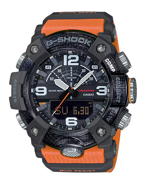 GSHOCK GG-B100X-1A9CR  ANALOG-DIG MUDMASTER ORANGE