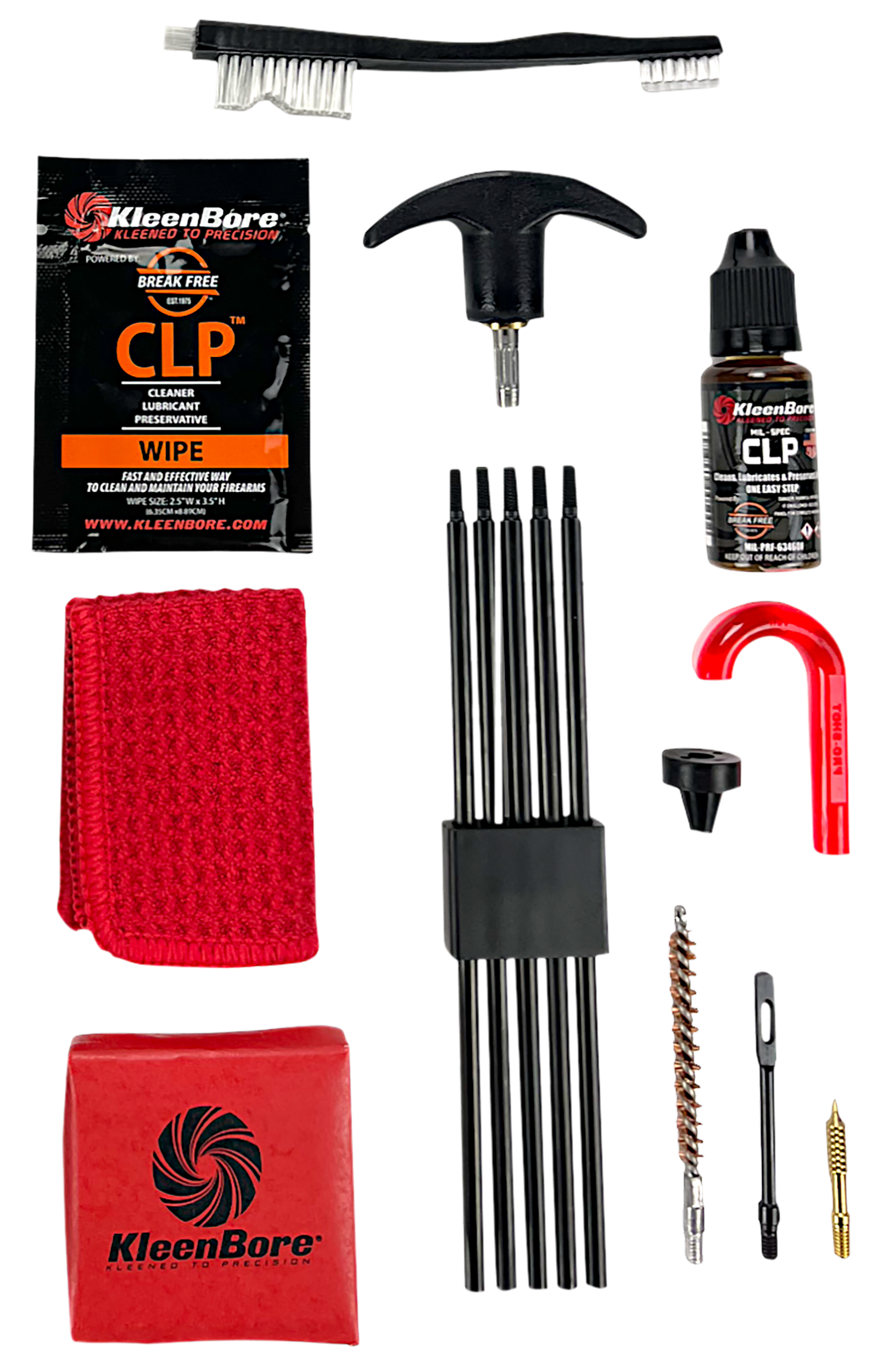 KleenBore K205 Rifle Classic Cleaning Kit .22/ .223/ 5.56mm Cal