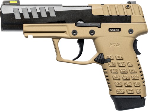 KEL-TEC P15 9MM COMPACT 15 RD MAG HI-VIZ SGTS TAN