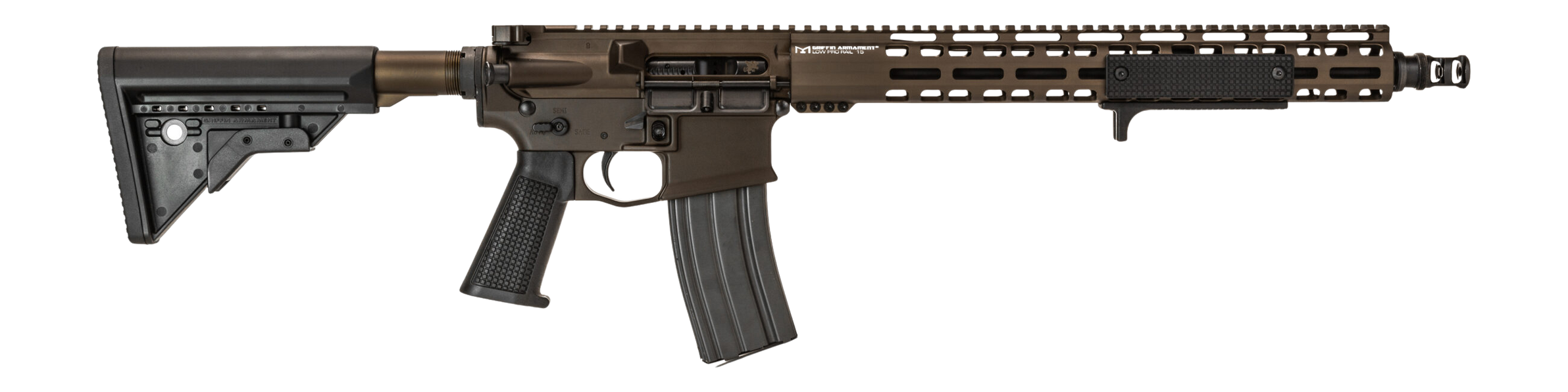 Griffin Armament MK2RECCEFDE-W MK2 RECCE 223 Wylde 30+1 16.10" Black Anodized Barrel, Tetra Brown Anodized Aluminum Receiver w/Picatinny Rail, M-LOK Handguard, Griffin Extreme Condition Black Polymer