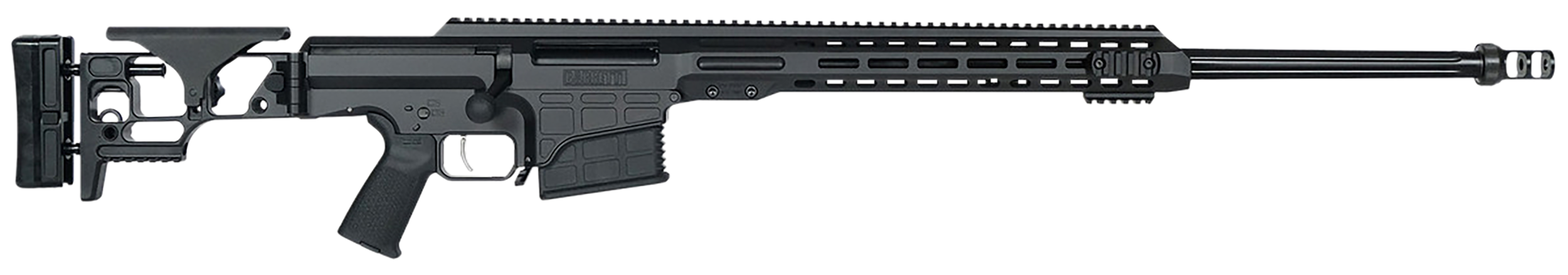 Barrett 18478 MRAD 338 Lapua Mag 26" 10+1 Black Cerakote Black Folding with Adjustable LOP Stock Black Polymer Grip Right Hand