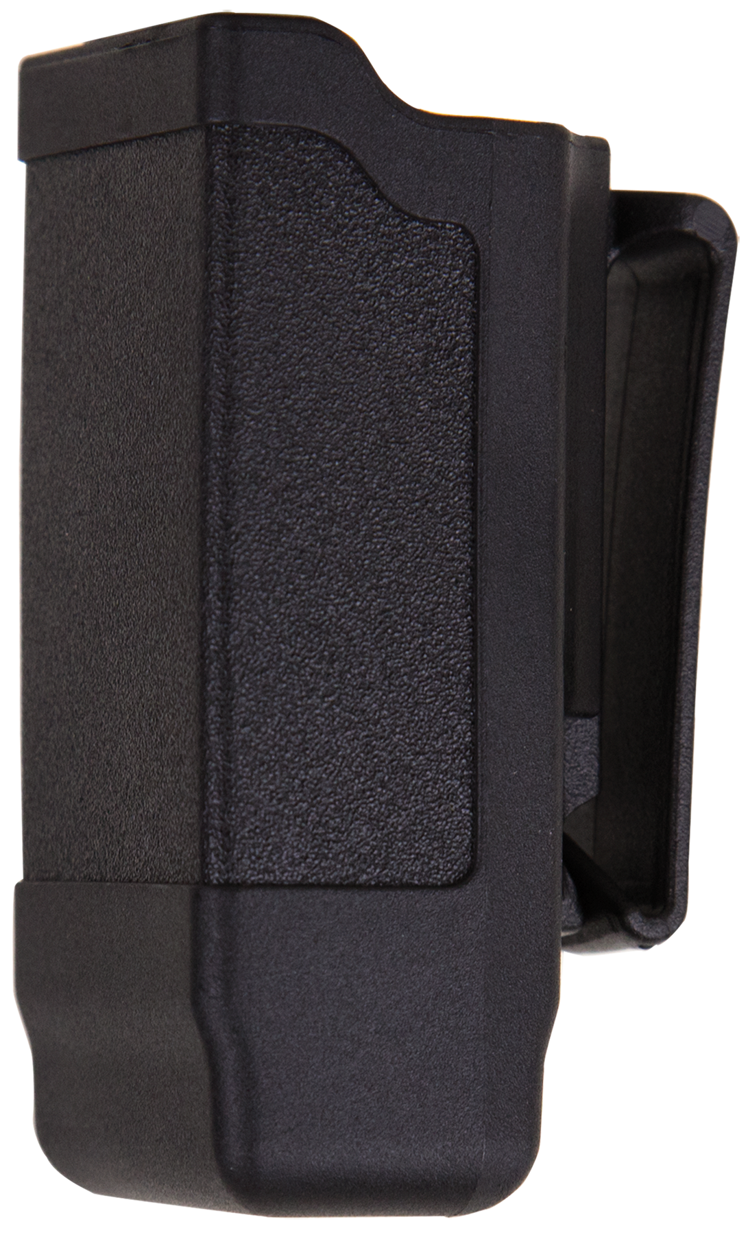 Blackhawk 410600PBK Single Mag Case Matte Black Polymer Belt Clip Compatible w/ Double Stack 9mm/10mm/40/45/357