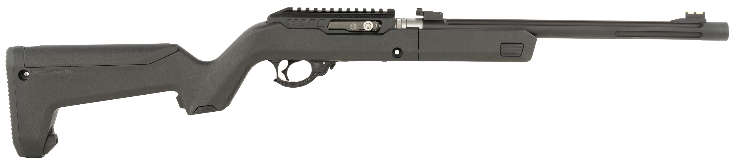 Tactical Solutions ATD2MBXBBLK X-Ring VR 22 LR Black Threaded Barrel, Black Scope Rail Aluminum Receiver, Black Synthetic Stock