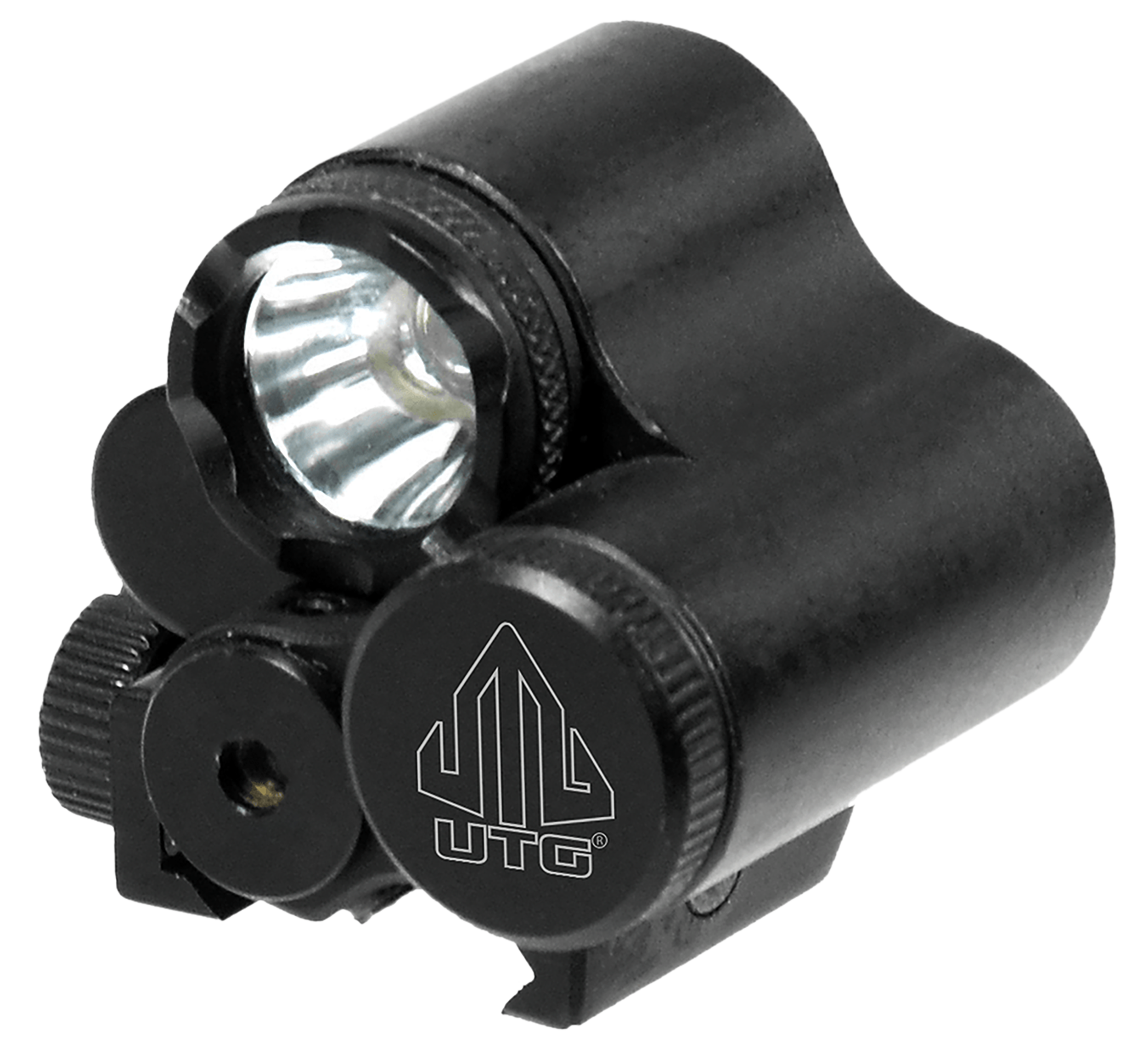 Leapers LTELP28R Black Anodized Aluminum 120 Lumens CREE LED IRB Bulb Red Laser Picatinny Mount
