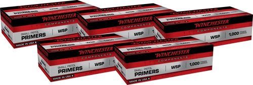 WINCHESTER PRIMERS SMALL PISTOL 5000 PACK CASE
