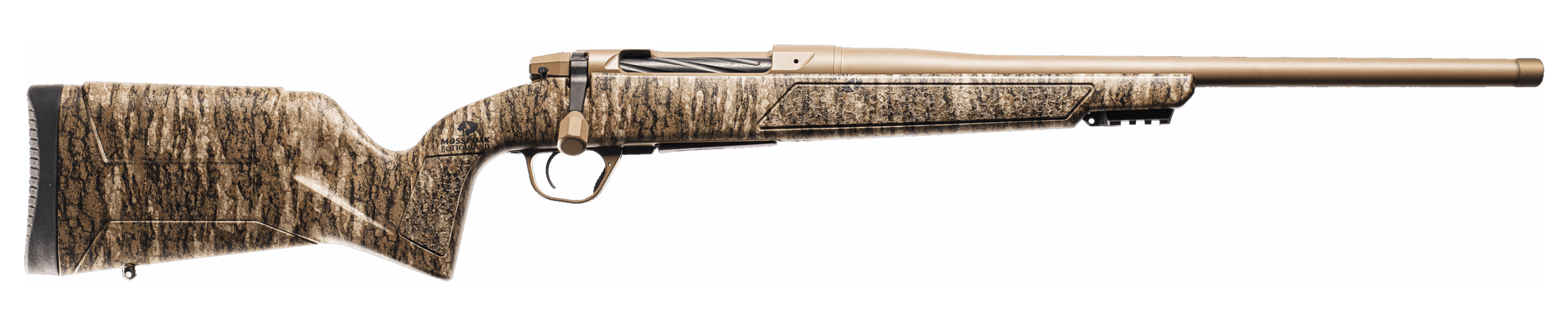 Christensen Arms 801-15020-01 Evoke Hunter 7mm PRC 3+1 22" Flat Dark Earth Cerakote Threaded Barrel, Flat Dark Earth Cerakote Drilled & Tapped Receiver, Picatinny Rail Forend, Mossy Oak Bottomland Fix
