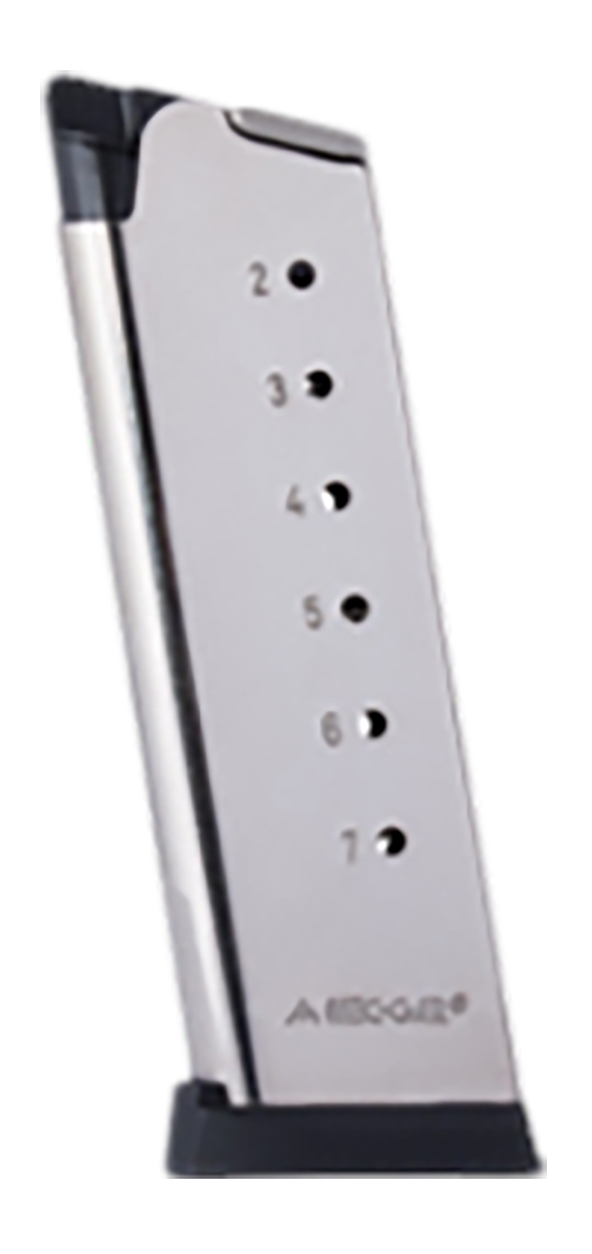 Mec-Gar MGCO4507NPF 1911 Officer 7rd 45 ACP, Nickel Carbon Steel