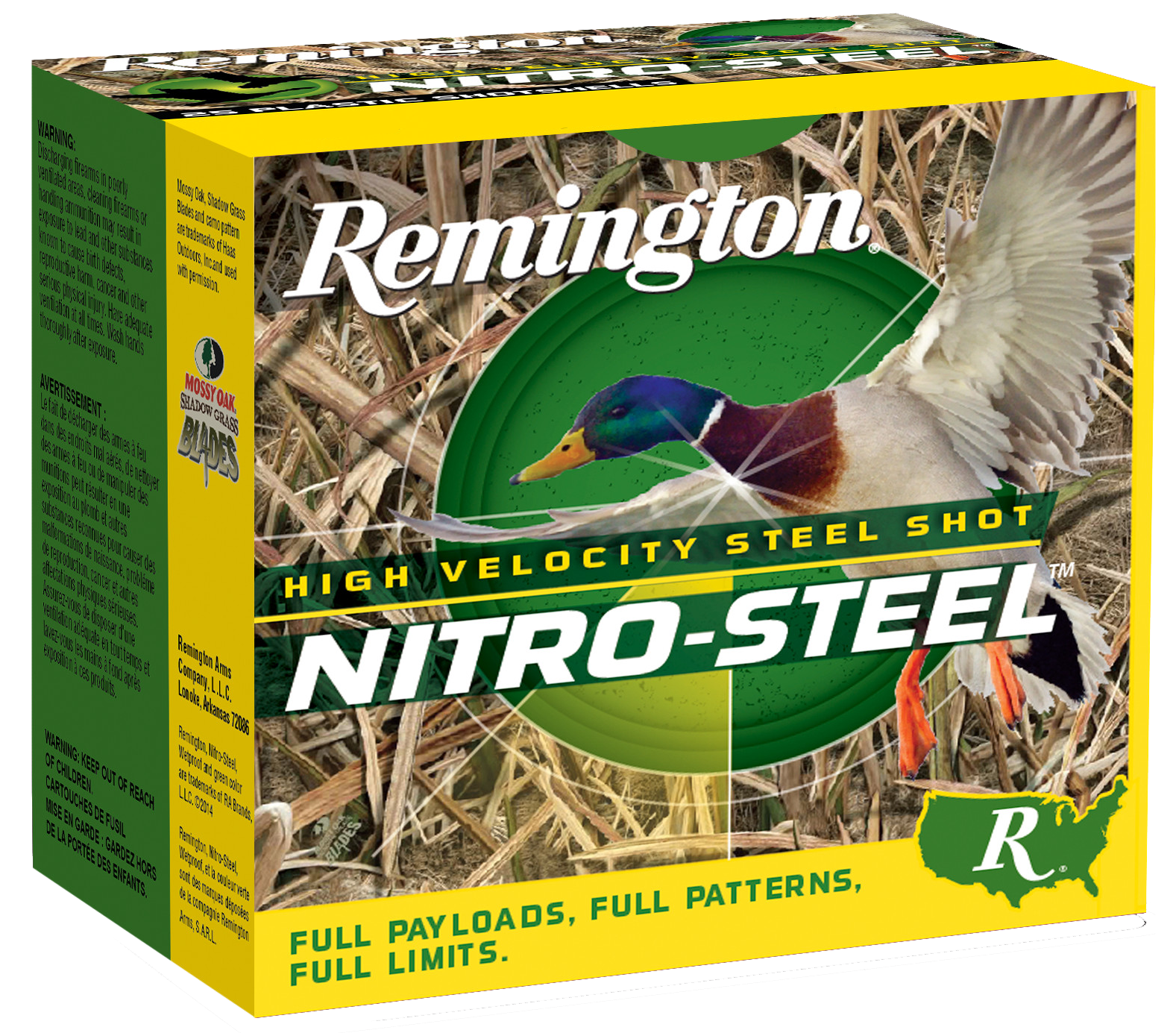 Remington Ammunition 20853 Nitro-Steel High Velocity 10Gauge 3.50" 1 1/2oz 2Shot 25 Per Box/10 Case