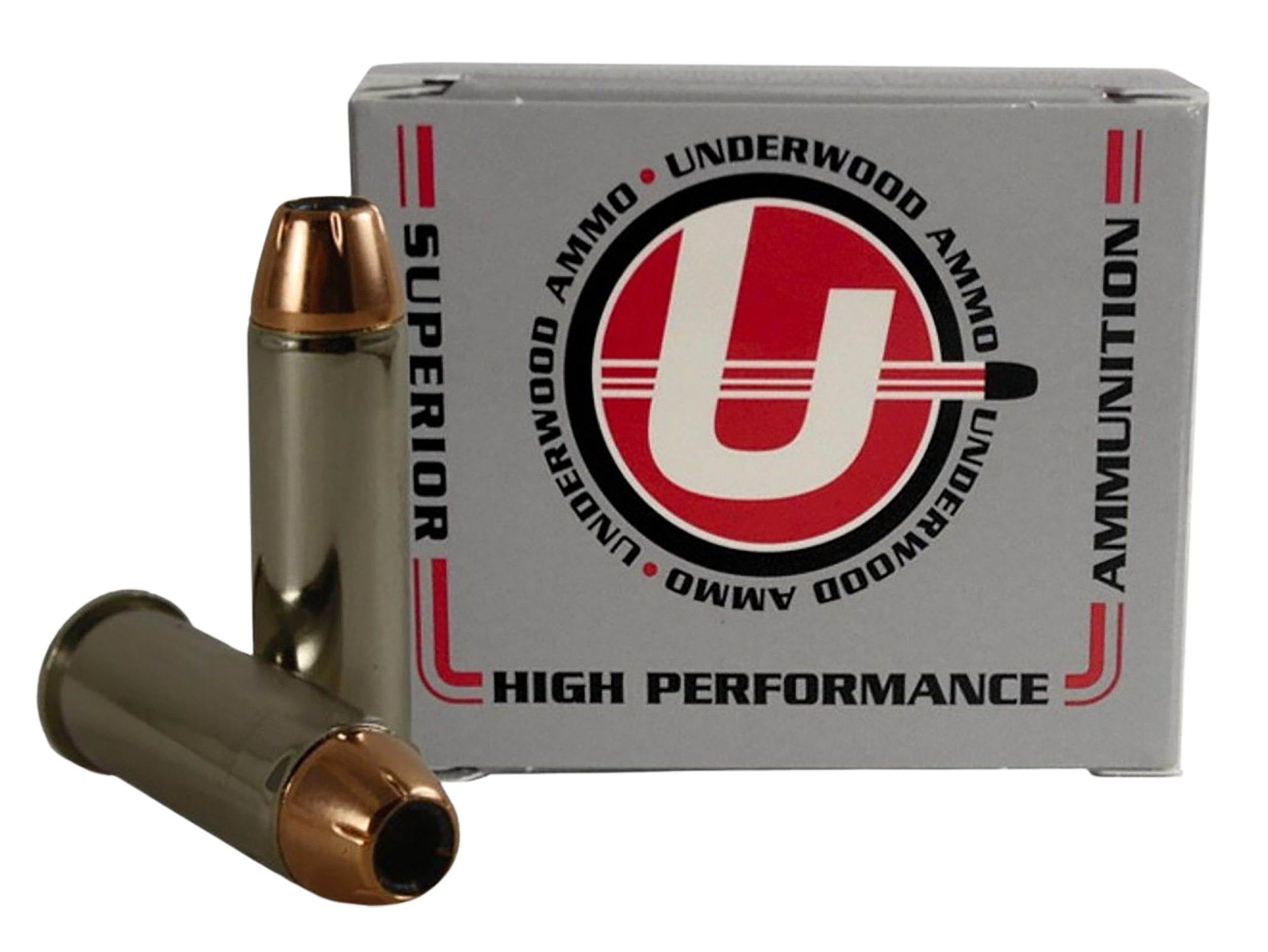 Underwood Ammo 325 XTP 44RemMag 180gr Jacketed Hollow Point 20 Per Box/10 Case