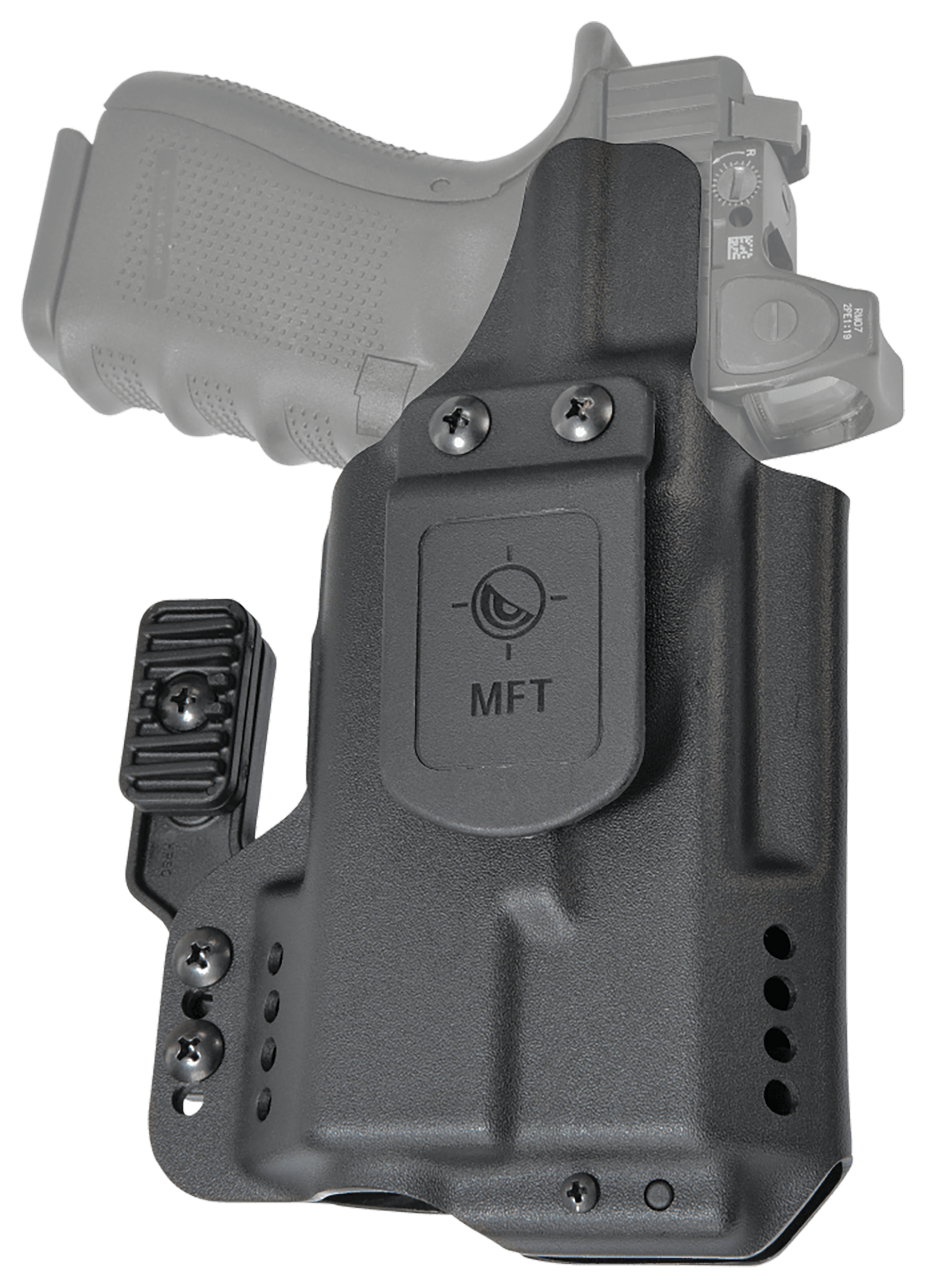 Mission First Tactical H5GL1WL1   IWB Black Fits Glock 19 Ambidextrous