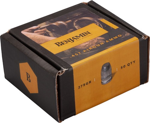 BENJAMIN 457 CALIBER PELLETS 279 GRAIN FLAT NOSE 50 PACK!