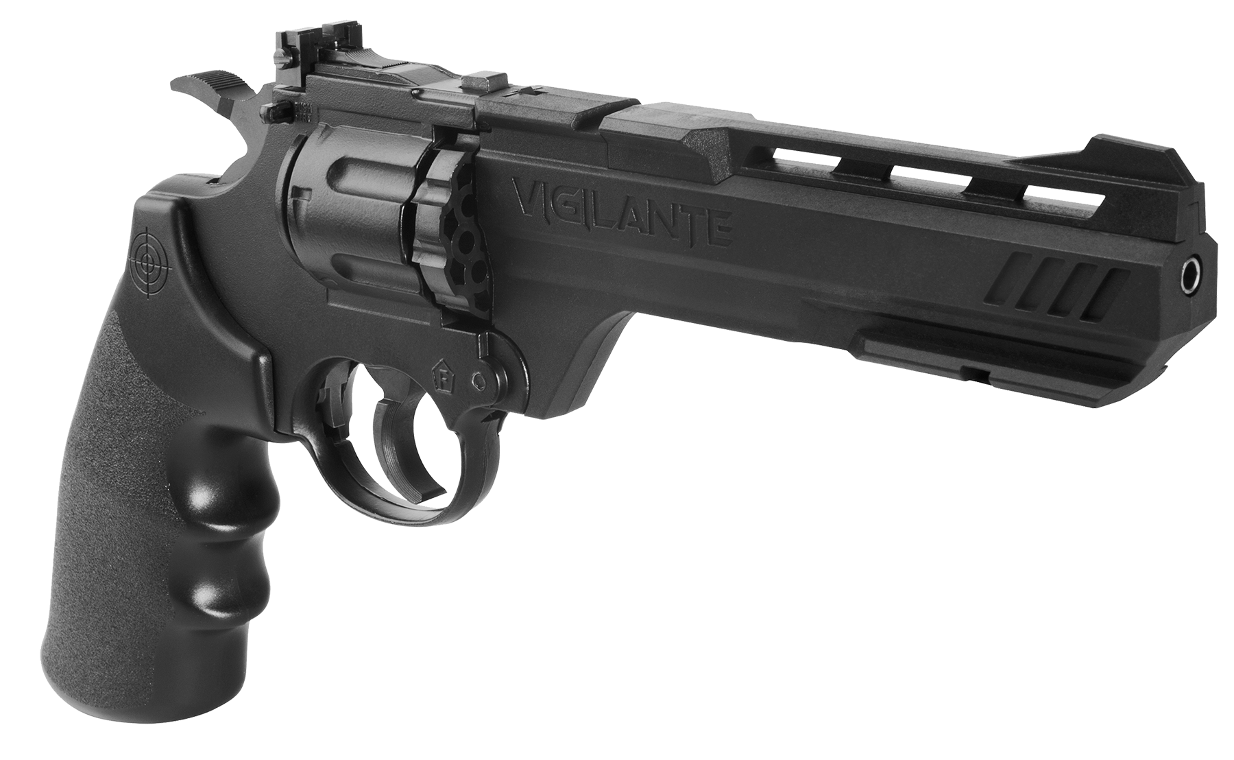 Crosman CCP8B2 Vigilante Air Pistol CO2 177 6rd 10 Pellets 6" Black Polymer Grips