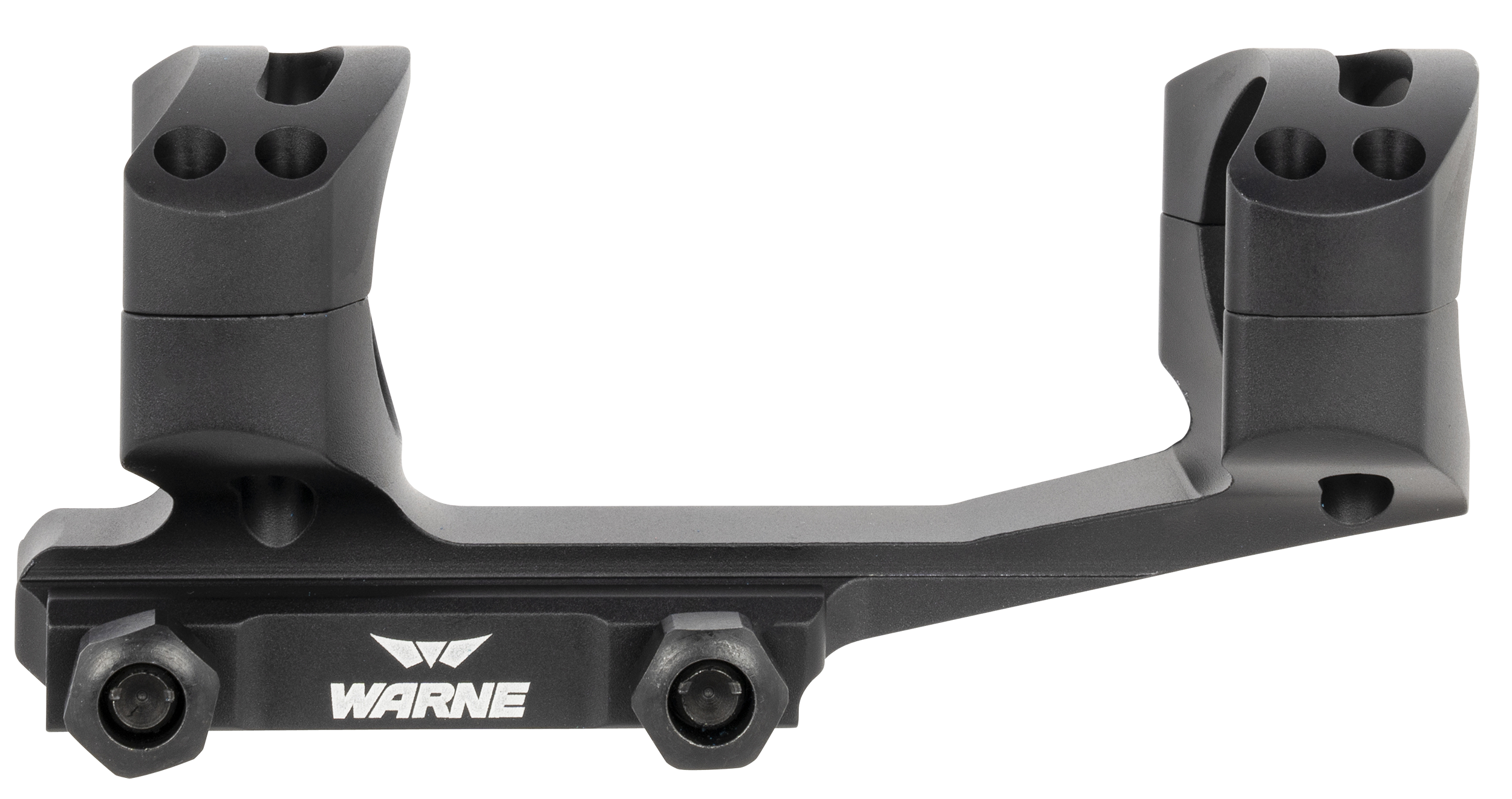 Warne XSKEL34TW X-SKEL Gen 2 Scope Mount/Ring Combo Black Anodized 34mm