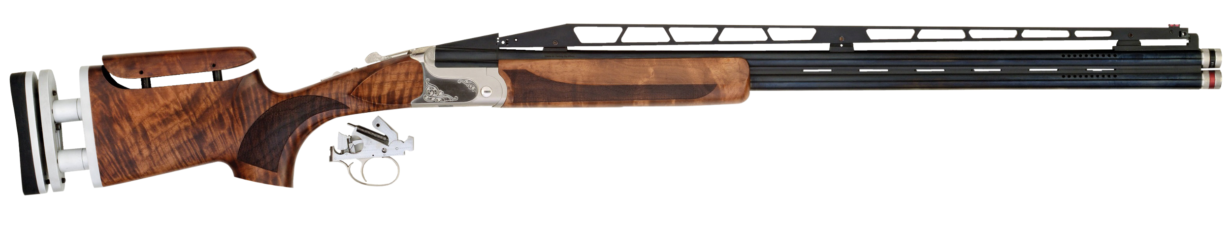TriStar 35420 TT-15A Deluxe Double Combo 12 Gauge 3" 32" 2rd, 3" 34" 1rd Adjustable Rib Barrels Silver Rec Walnut Fixed with Adjustable Comb Stock Right Hand (Full Size) Includes 5 Extended MobilChoke