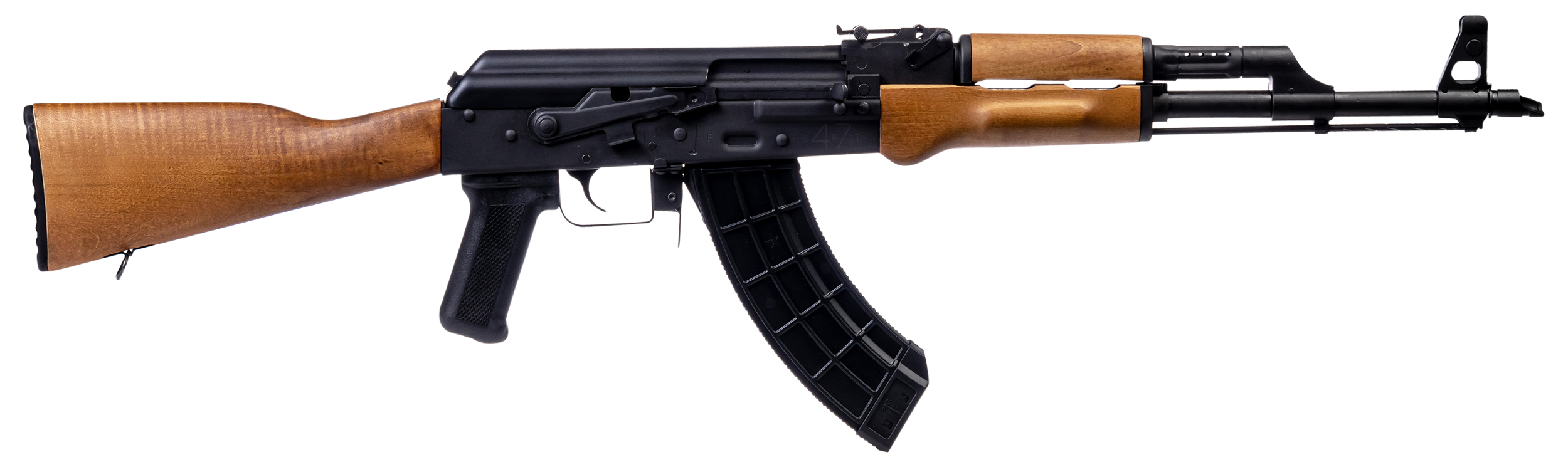 Century Arms RI4317 BFT47 CORE 7.62x39mm 30+1 16.50" Chrome Moly Steel Barrel w/Slant Compensator, Black Phosphate Receiver, Bulged Forged Trunnion, American Maple Stock, Black Polymer Grip