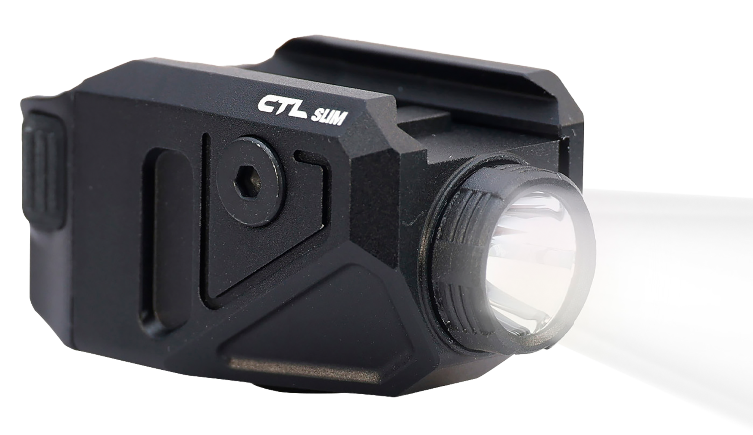 Viridian 9300050 CTL Slim C Series Black Glock 43X/48 MOS 550 Lumens 25 Yards Day/1 Mile Night Beam Rail Mount