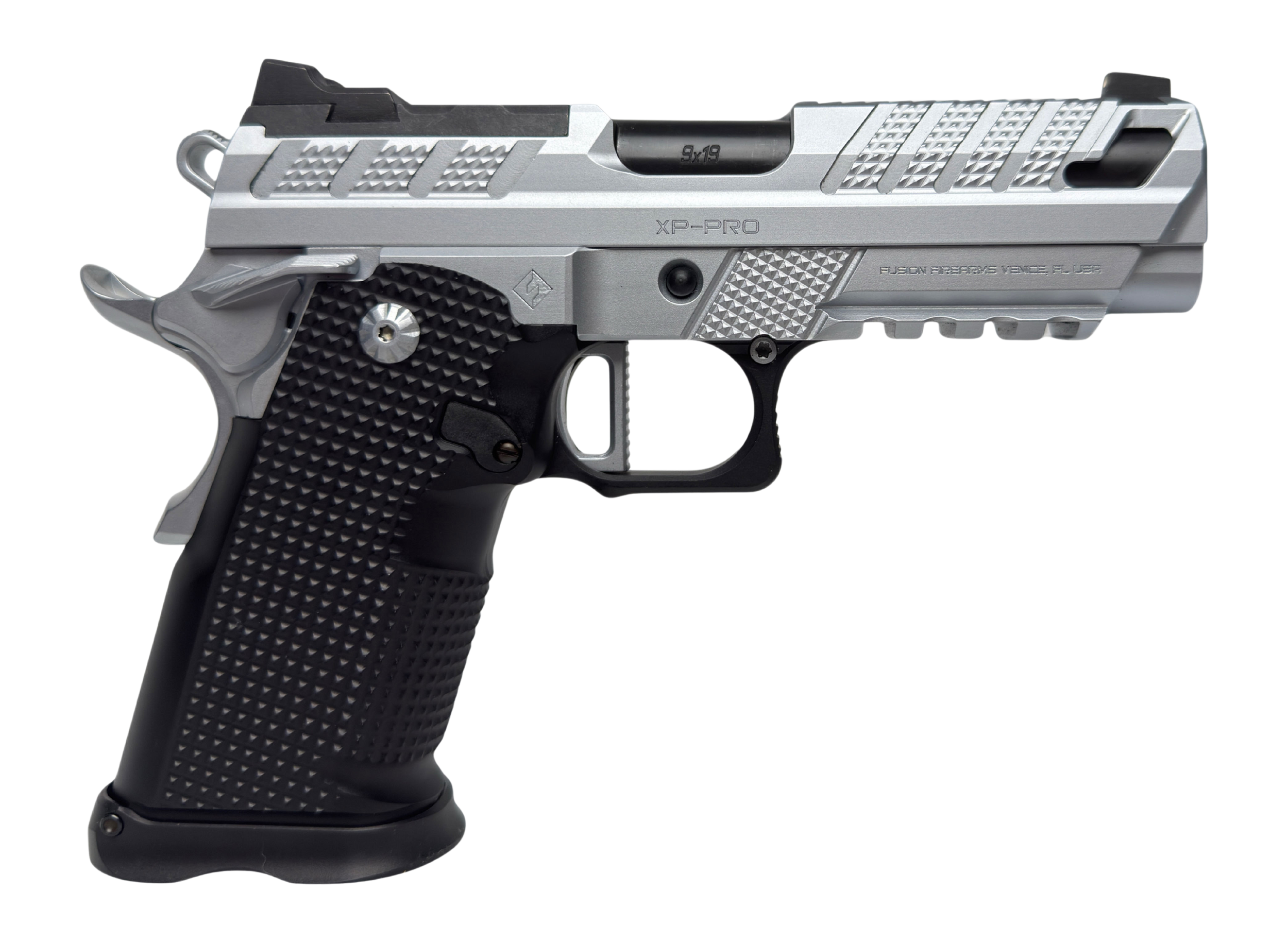 Fusion Firearms XP 3C 9mm 3" 10rd Chrome Pistol