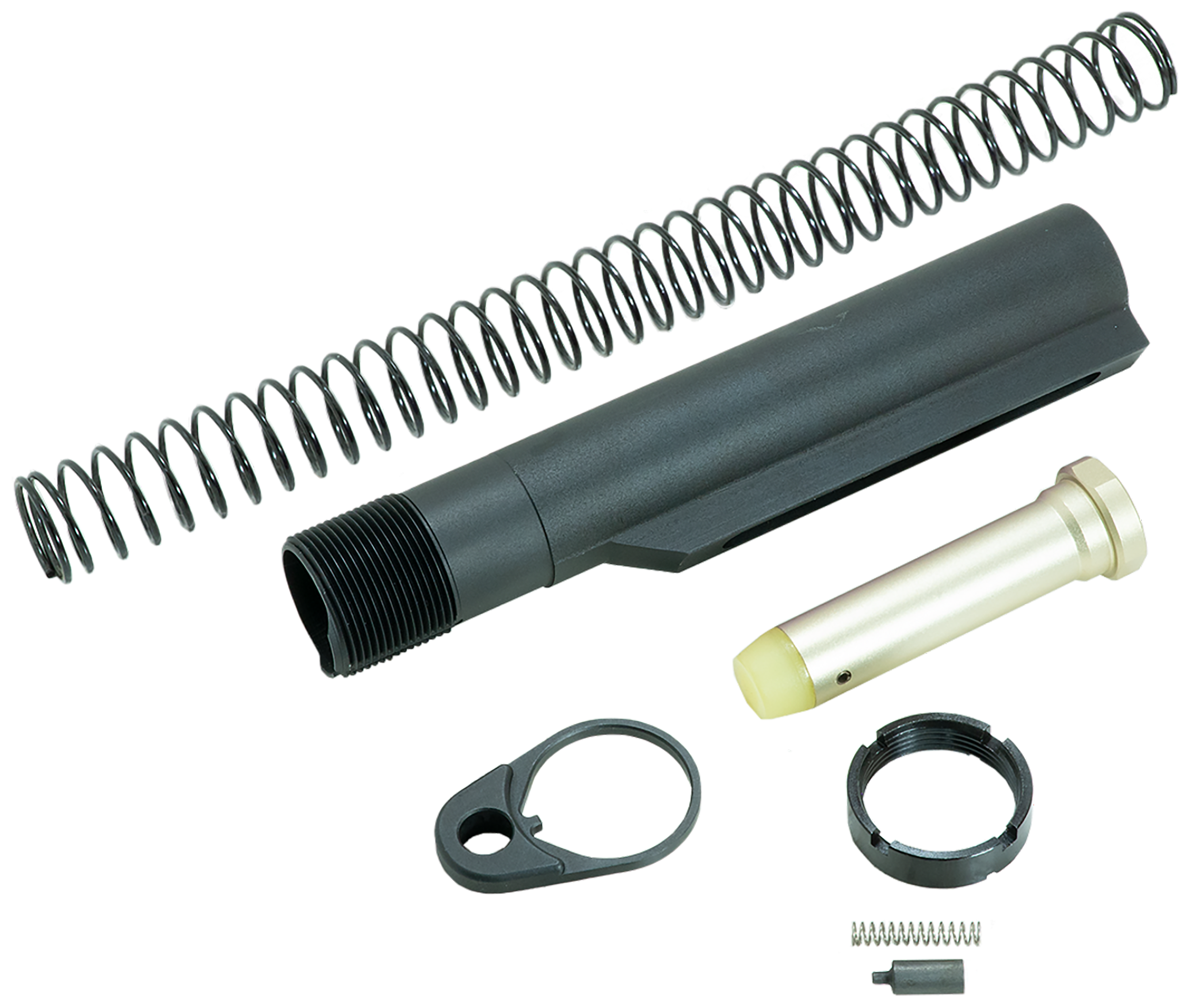 Timber Creek Outdoors ARBTKBL Buffer Tube Kit  Black AR-15/AR Style
