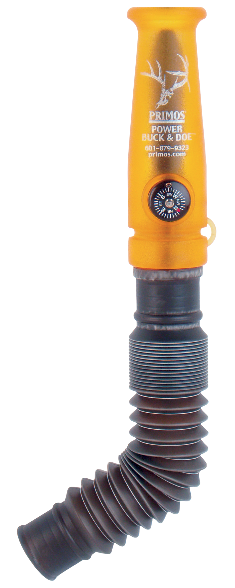 Primos 729 Power Grunter Call Single/Double Reed Attracts Deer Black/Gold Plastic