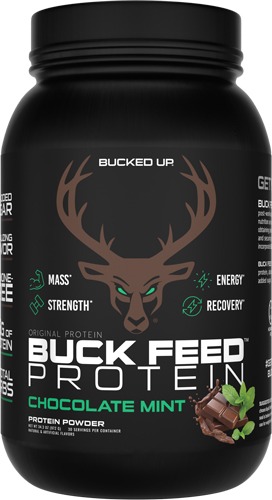 BUCKED UP BUCK FEED ORIGINAL PROTEIN CHOC MINT 30 SERVINGS