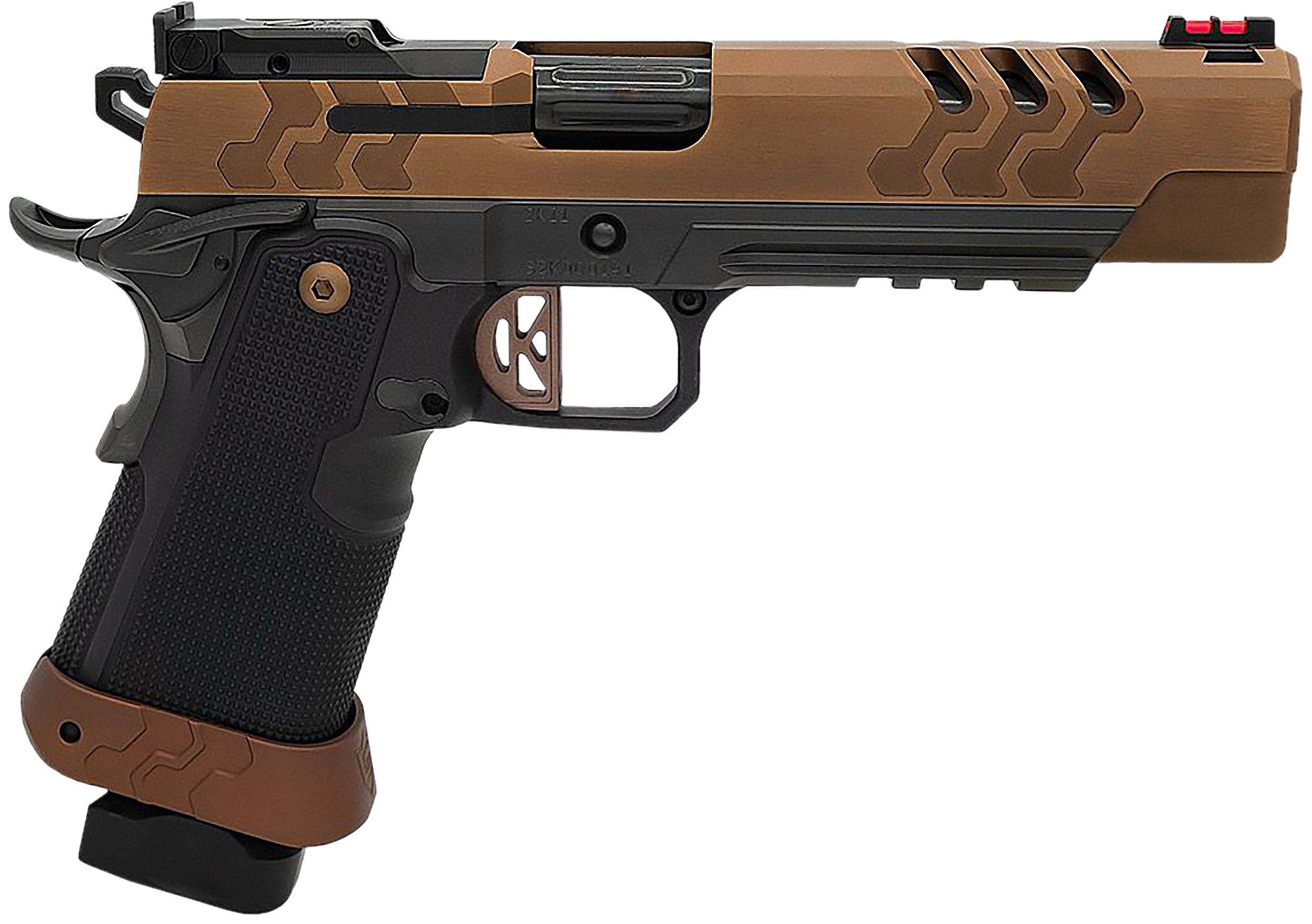 Kimber Mfg.,inc 3500053 2K11 Target (OR) 9mm 20+1 5" High Polished w/ Coyote PVD, Brush Polish Flats w/ DLC Coating Stainless Steel Slide Aluminum Grip