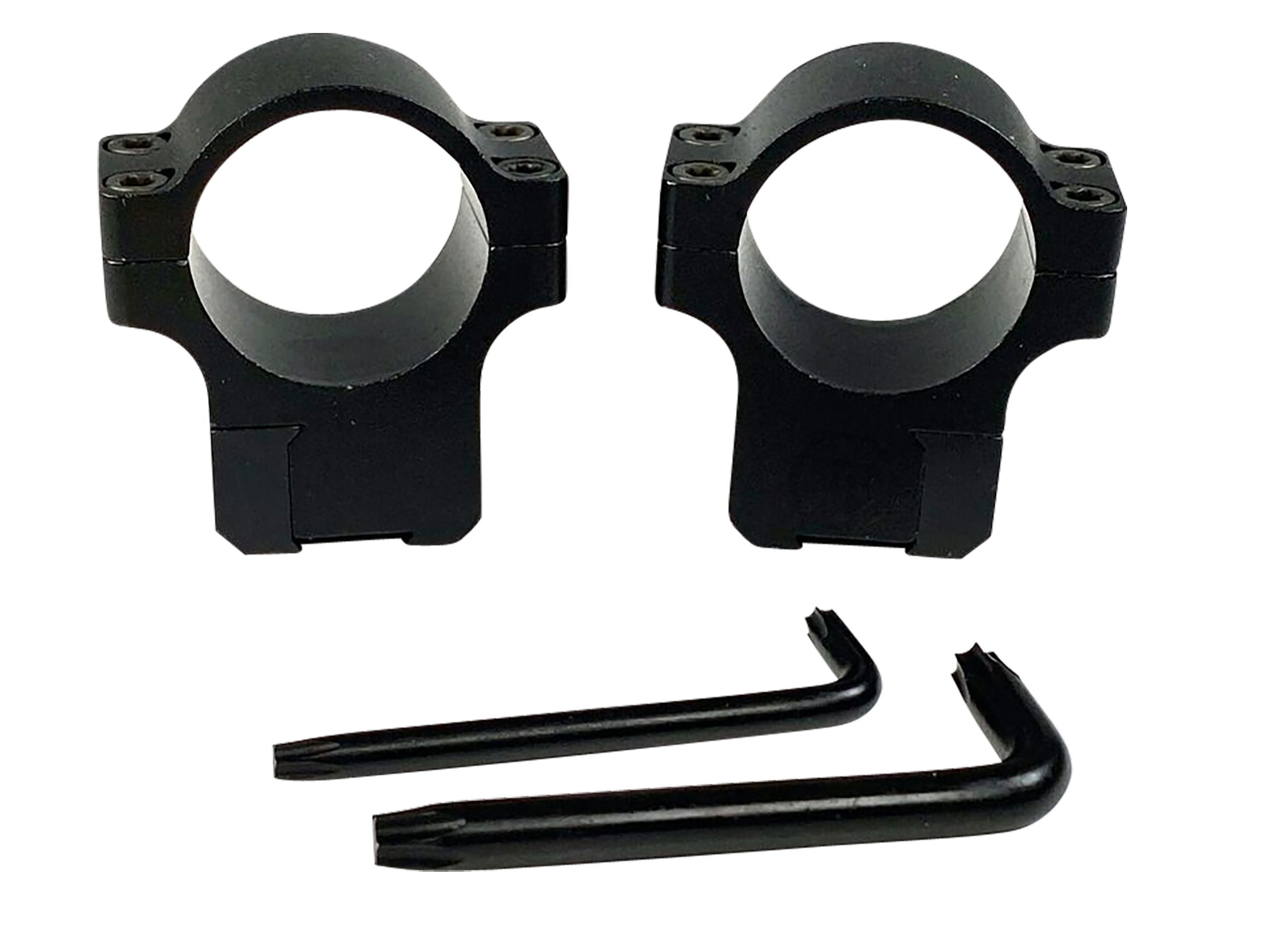 CZ-USA 40086 CZ Rings 457/455  Matte Black 1" Medium