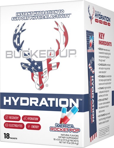 BUCKED UP HYDRATION 2.0 ROCKET POP 18 COUNT