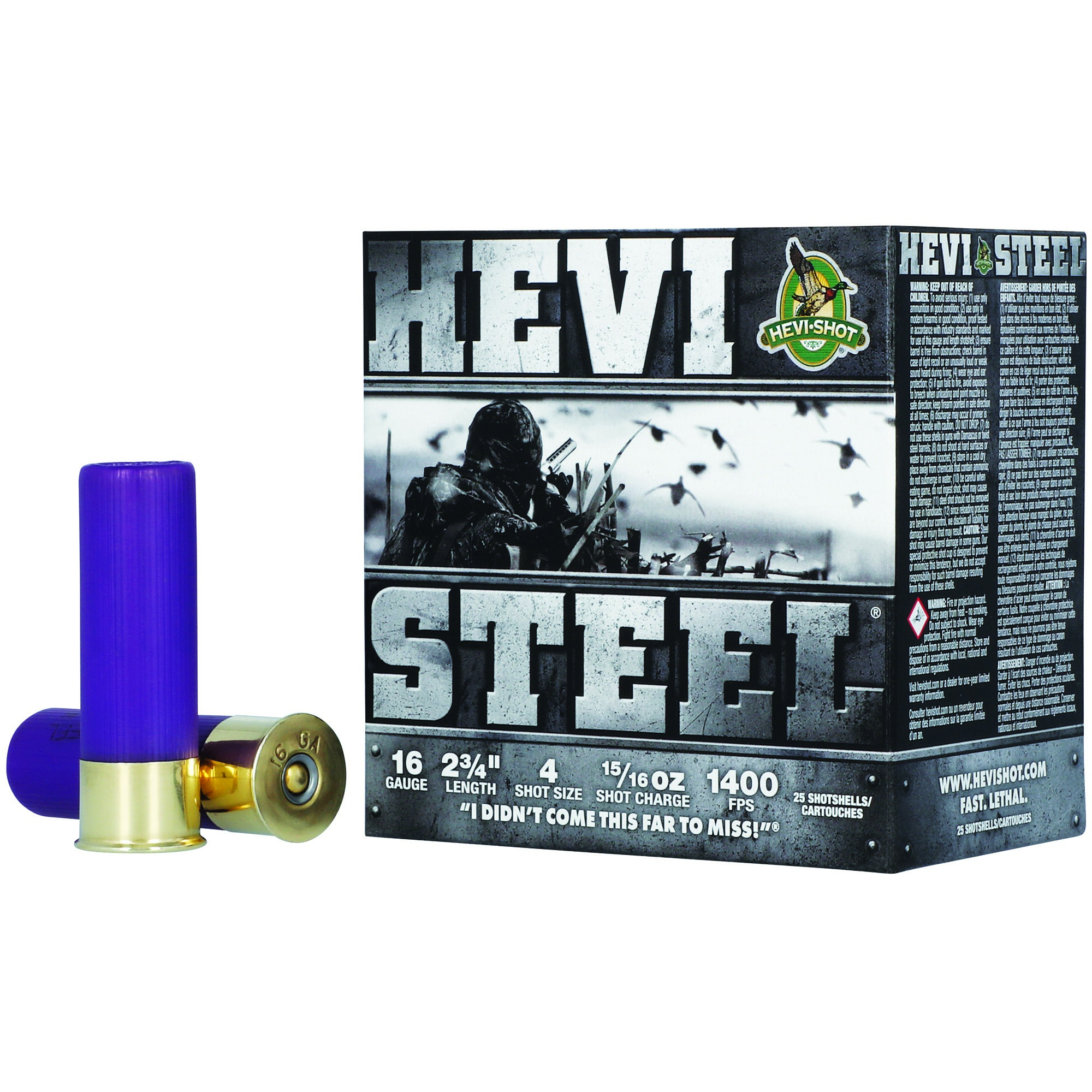 HEVI-STEEL 16GA 2.75" 15/16OZ #4