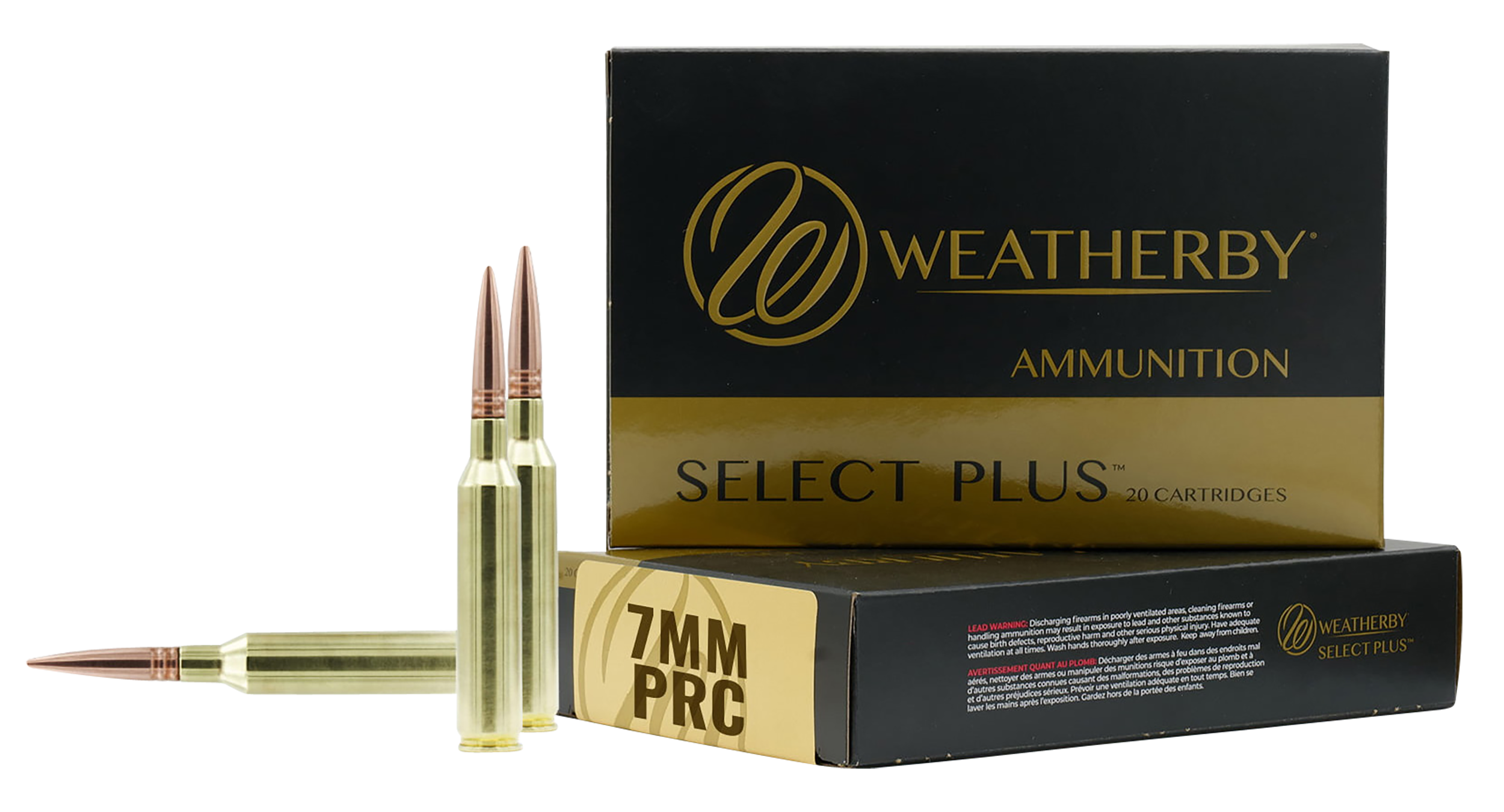 Weatherby M7PRC177HCB Select Plus  7mmPRC 177gr Hammer Custom 20 Per Box/10 Case