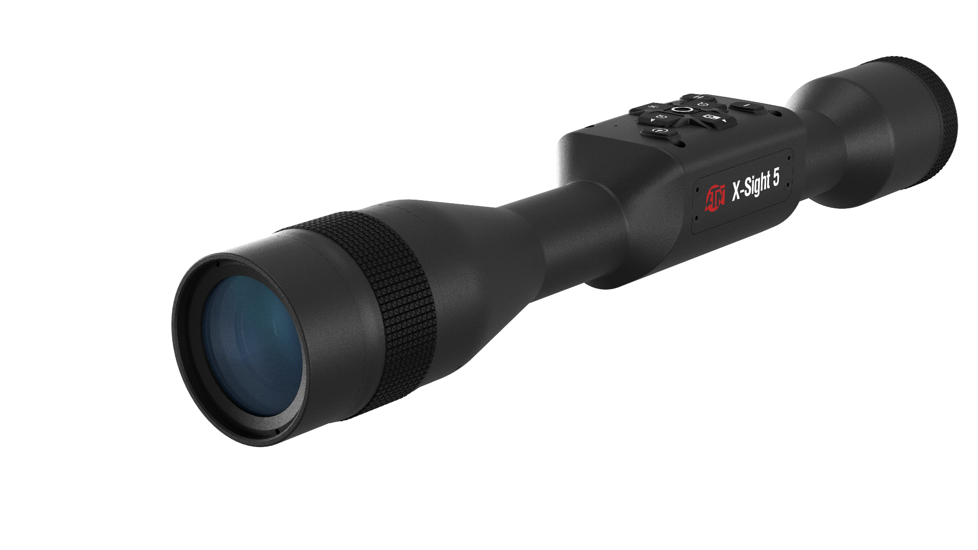 ATN DGWSXS3155P X-Sight 5 Night Vision Rifle Scope Black Anodized 3-15x 30mm Tube Gen 5 Smart Mil Dot Reticle