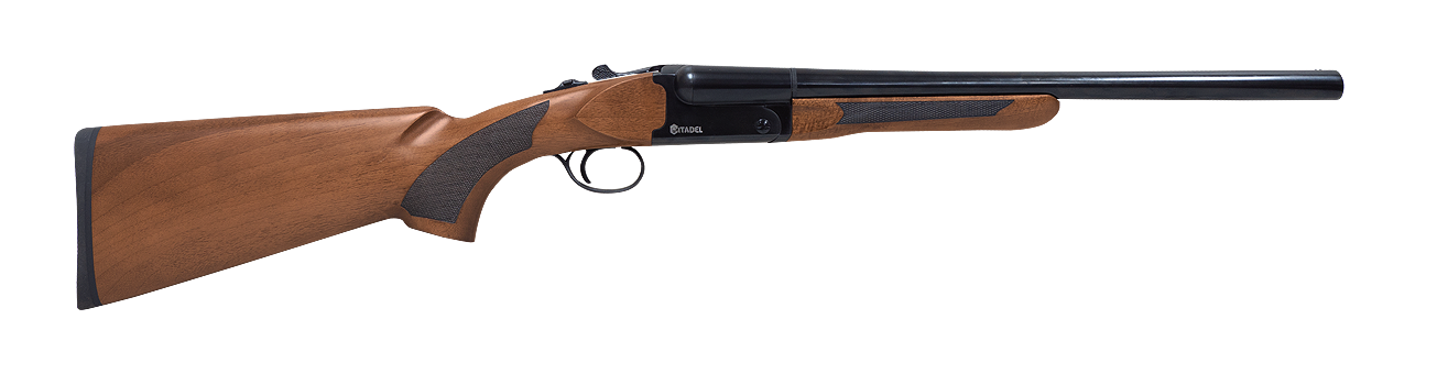 Citadel CITSBS2018HT Coach  20 Gauge 3" Chamber 2rd 18.50" Blued Barrel Case Coloring/Heat Treatment Receiver Fixed Walnut Stock