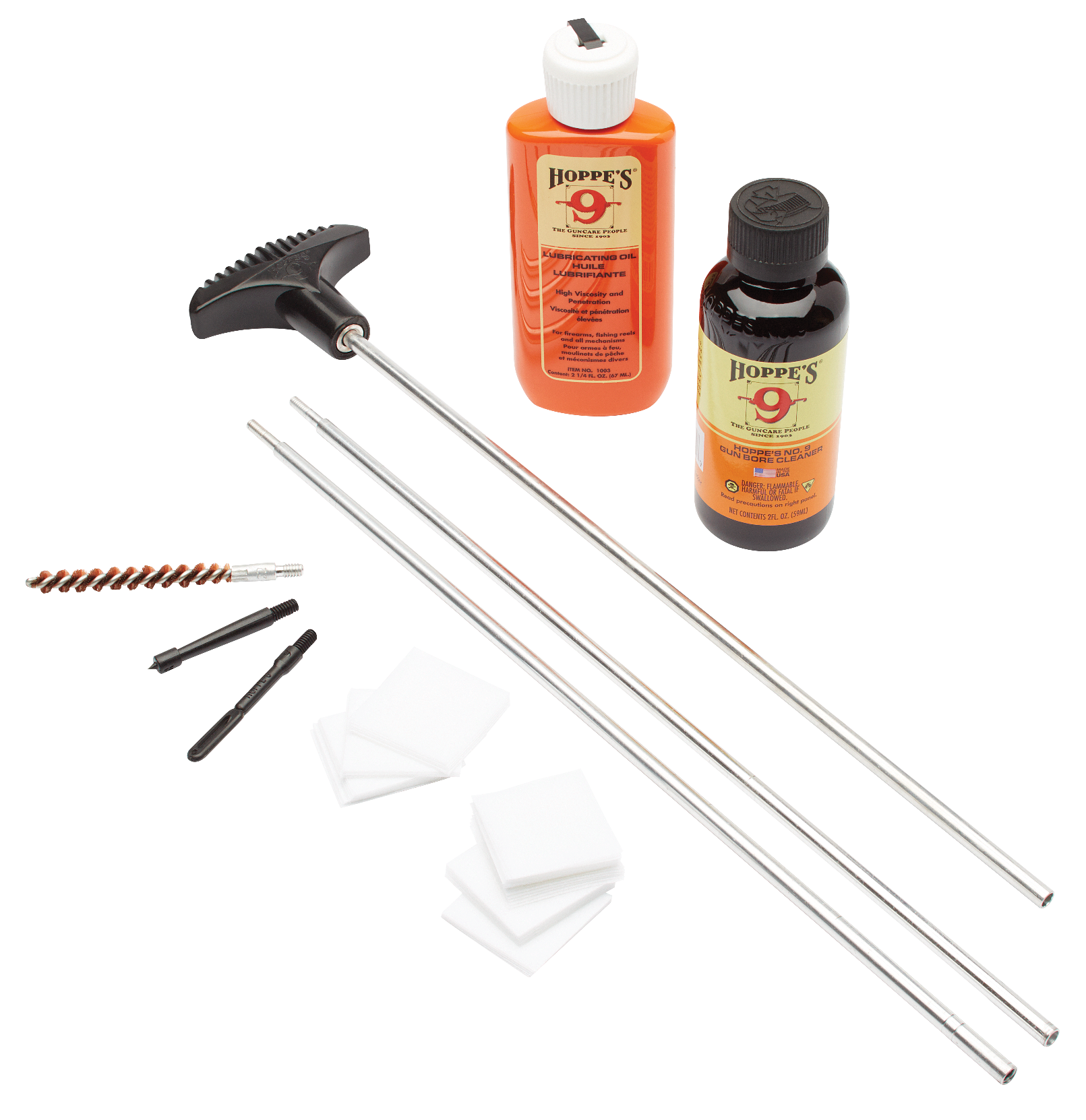 Hoppe's U30B Rifle Cleaning Kit 30 / 32/ 8mm / 7.62mm (Clam Pack)