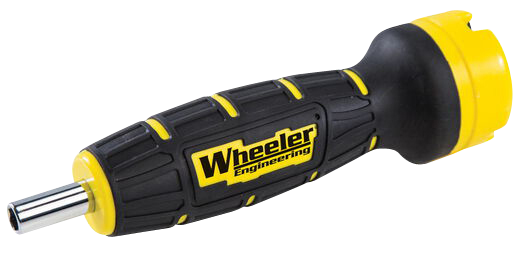 Wheeler 4001001 F.A.T. Digital Wrench Black/Yellow Universal Firearm 12 Pieces Features Digital LCD