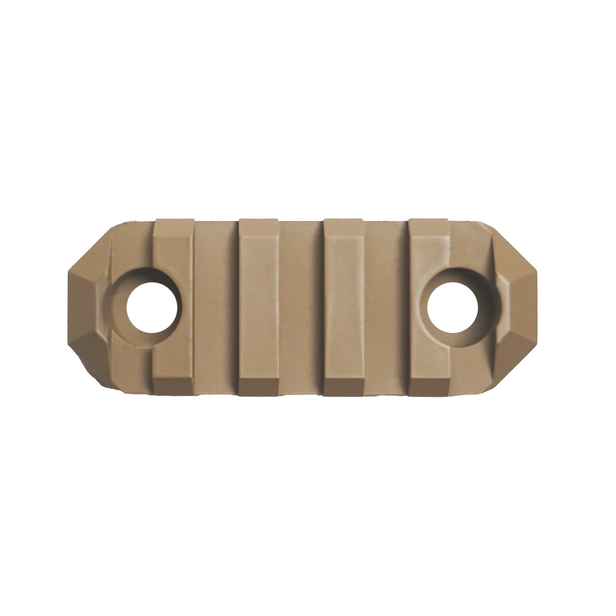GROVTEC RAIL MLOK 5 SLOT 2.2" COY
