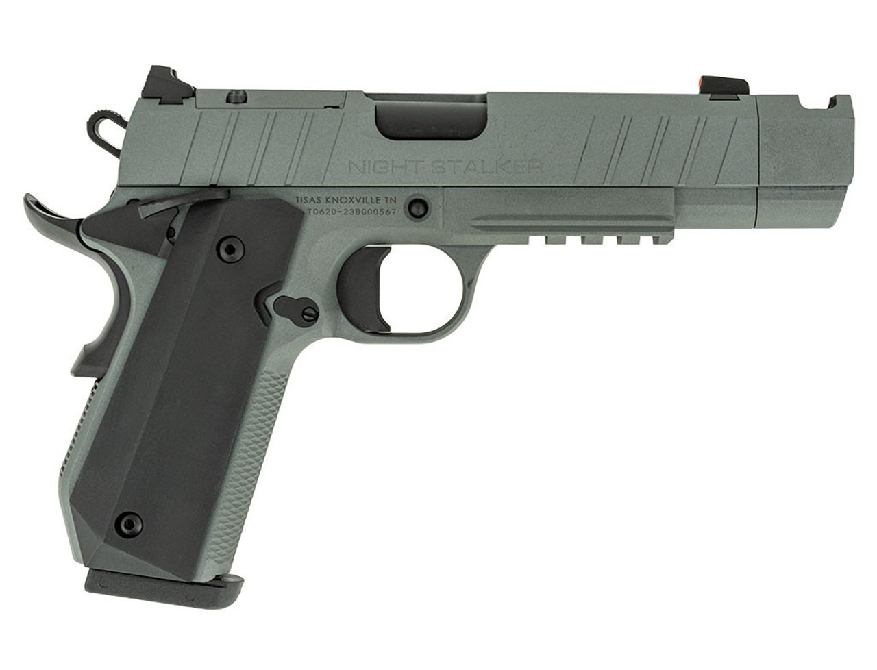Tisas 1911 Night Stalker Carry 10mm 4.25" 8rd Gray Comp Pistol