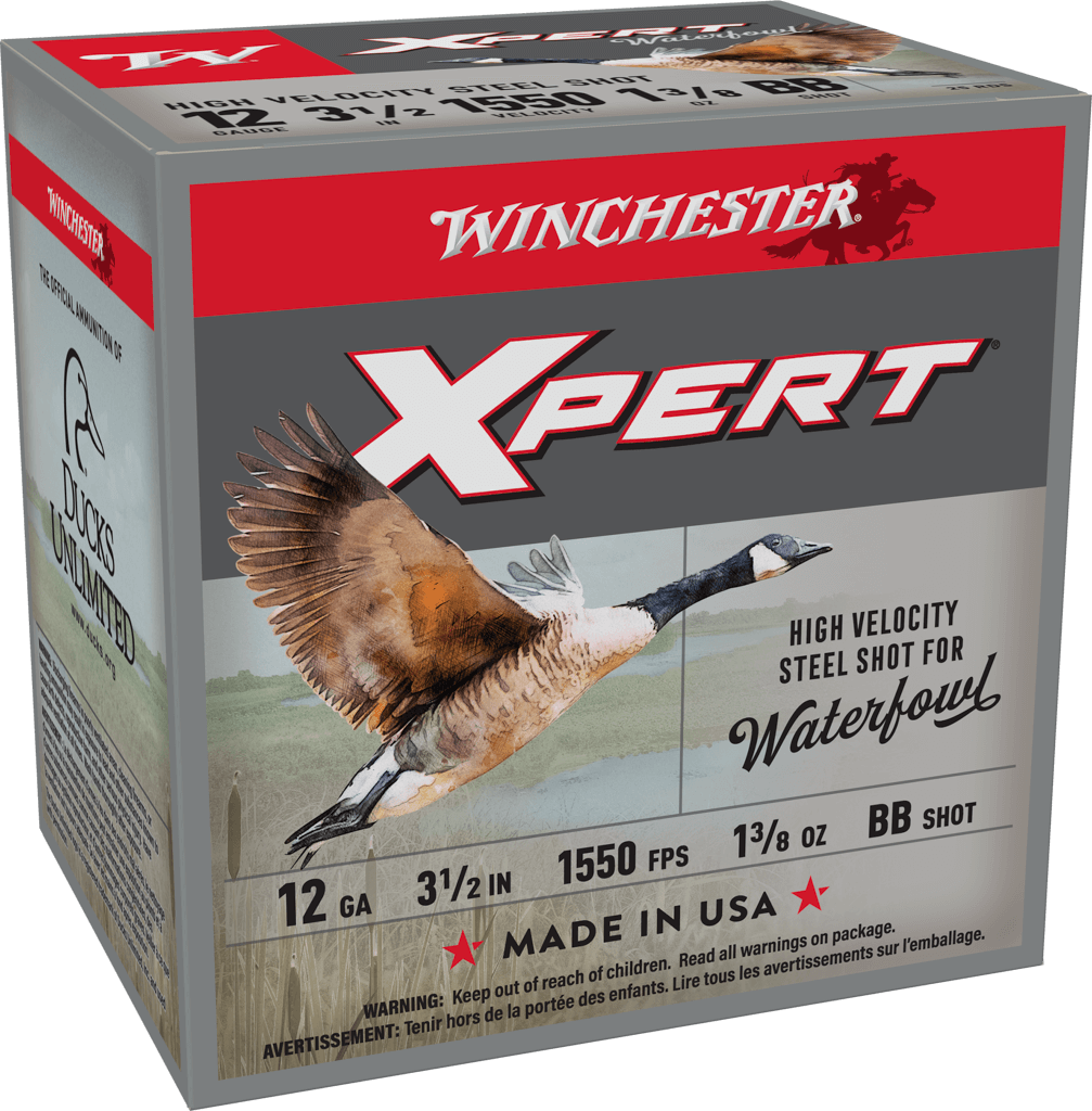 Winchester Ammo WEX12LBB Super X Xpert High Velocity 12Gauge 3.50" 1 3/8oz BBShot 25 Per Box/10 Case