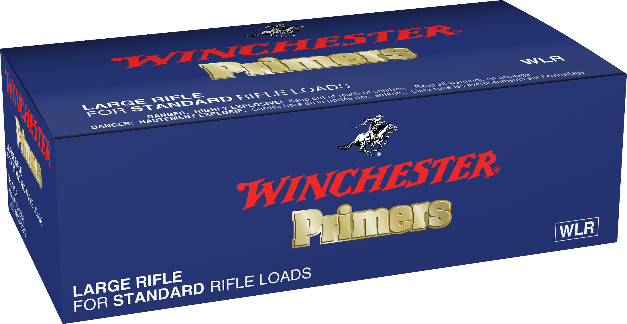 Winchester Ammo WLR Centerfire #8-1/2 - 120 Large Rifle 1000 Per box/5 Case