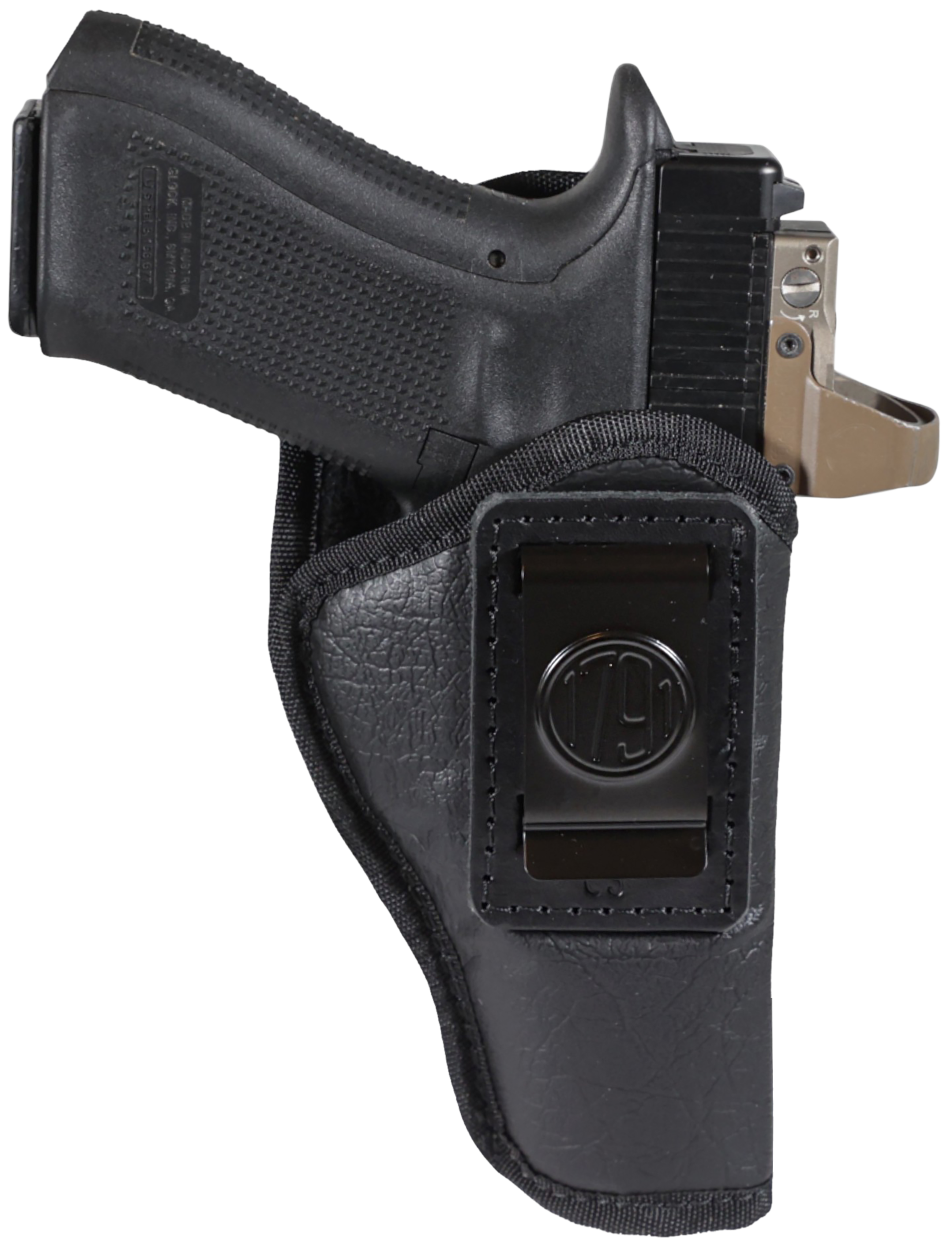 1791 Gunleather ECOC3BLKR EcoCarry IWB Compact Black Right Hand