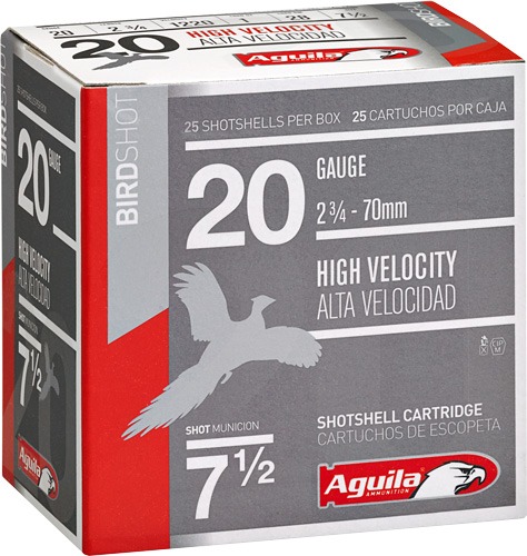 AGUILA SHOTSHELL 20GA 2.75" 1OZ #7.5 250RD CASE LOT !!!