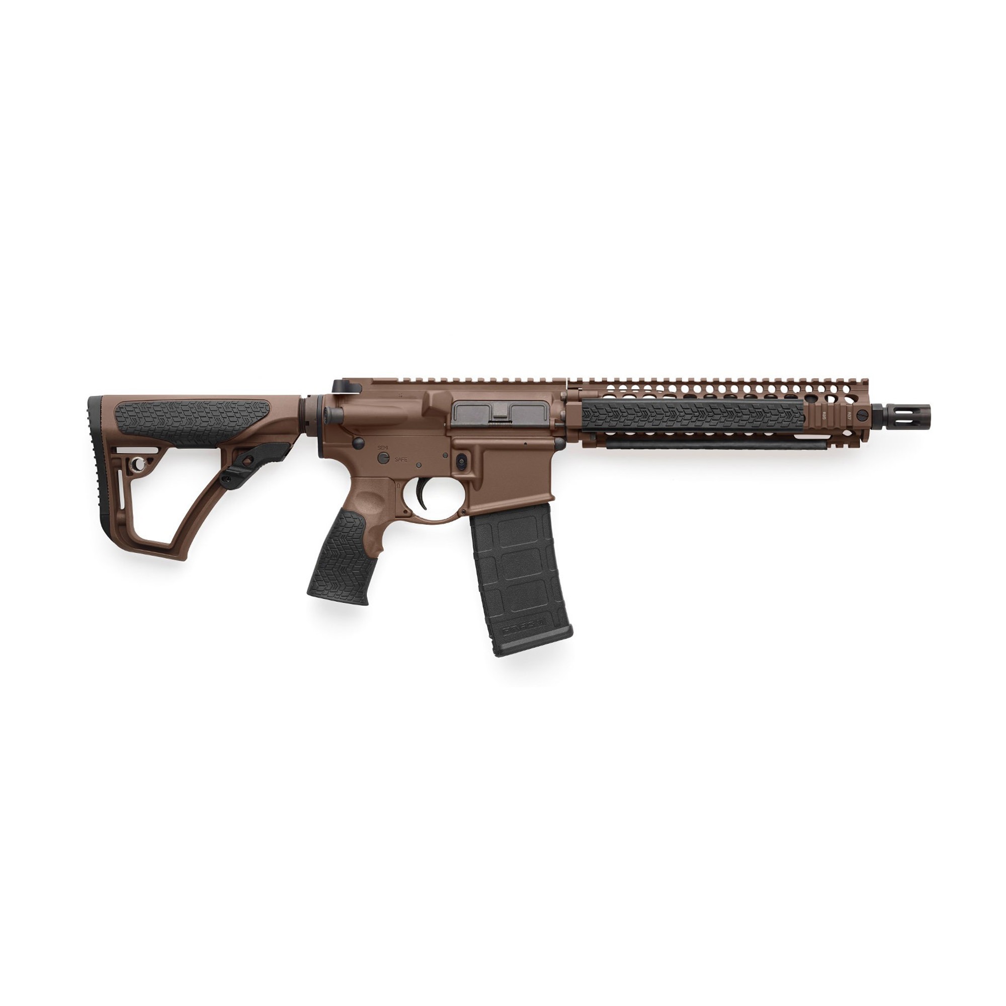 DD M4 CARB MK18 SBR 556 10.3" BRN