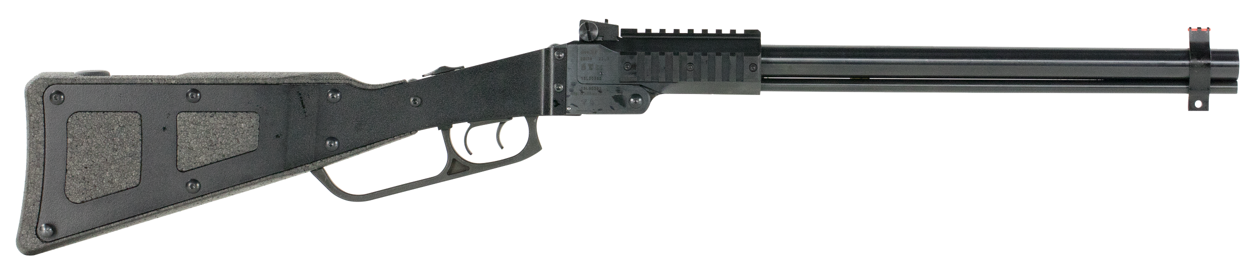 Chiappa Firearms 500188 M6 22 LR 12 Gauge 1+1 18.50" Blued Break Open Barrel, Blued Picatinny Rail Receiver, Fixed w/Storage Black Metal Stock, Right Hand