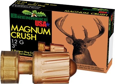 BRENNEKE USA MAGNUM CRUSH 12GA 3" 1-1/2OZ SLUG 5RD 50BX/CS