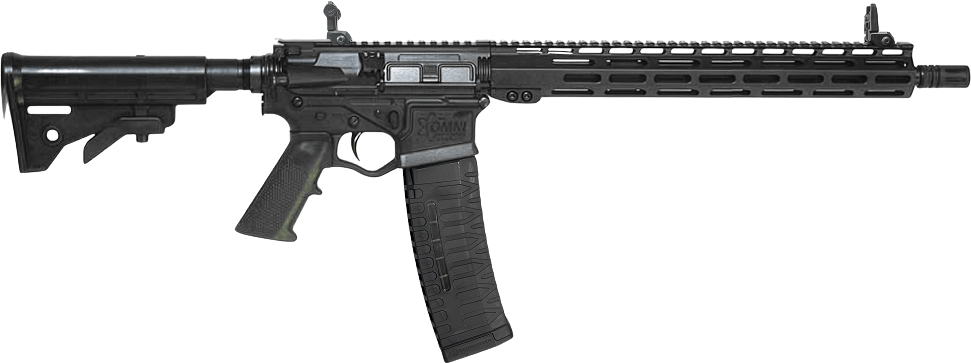 ATI ATIGAX556ML1560 Alpha Maxx 5.56 NATO 60+1 16" Black Threaded Barrel, Black Polymer Receiver w/Picatinny Rail, M-LOK Handguard, Adjustable Black Polymer Stock, A2 Grip