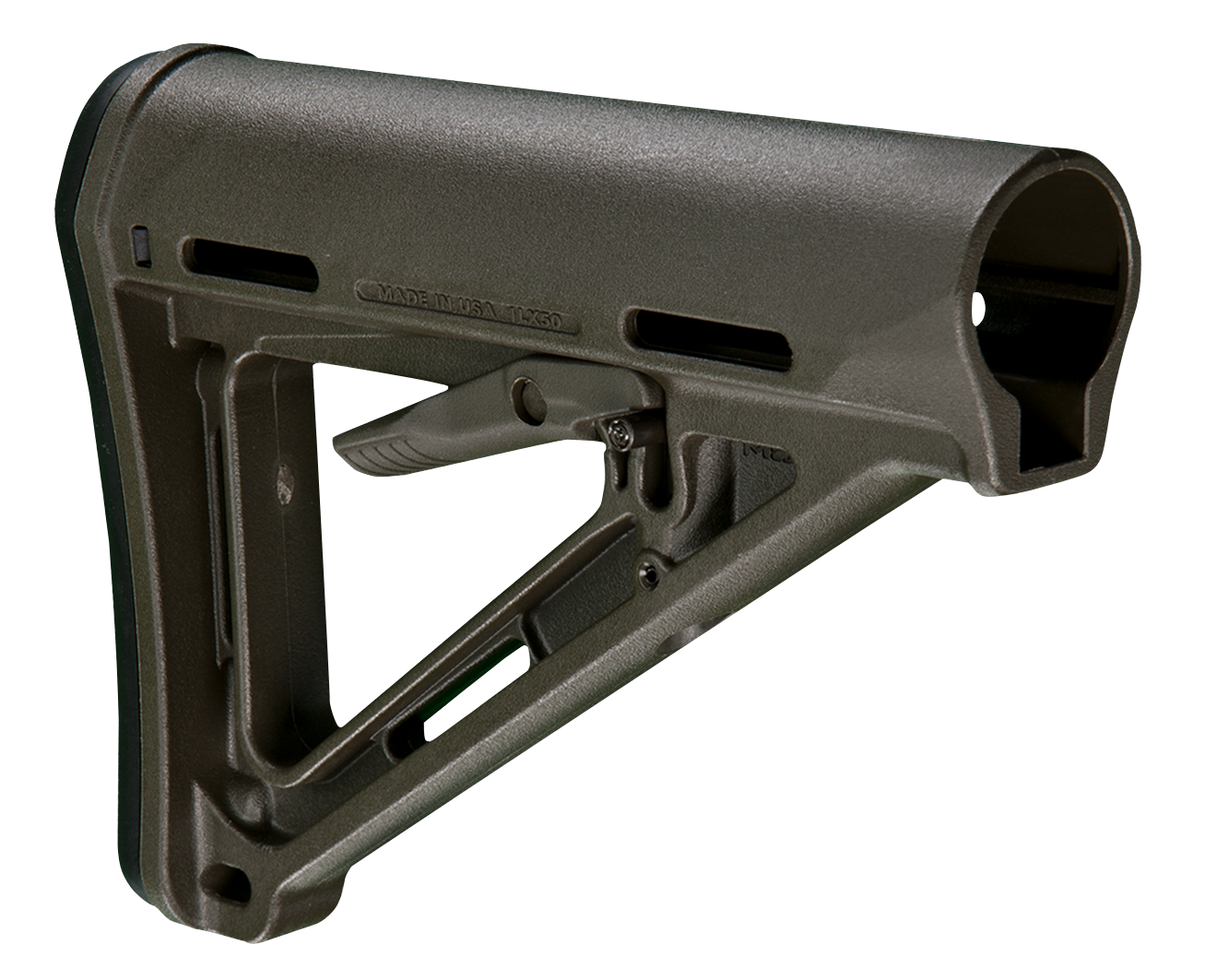 Magpul MAG400-ODG MOE Carbine Stock OD Green Synthetic for AR-15, M16, M4 with Mil-Spec Tube (Tube Not Included)
