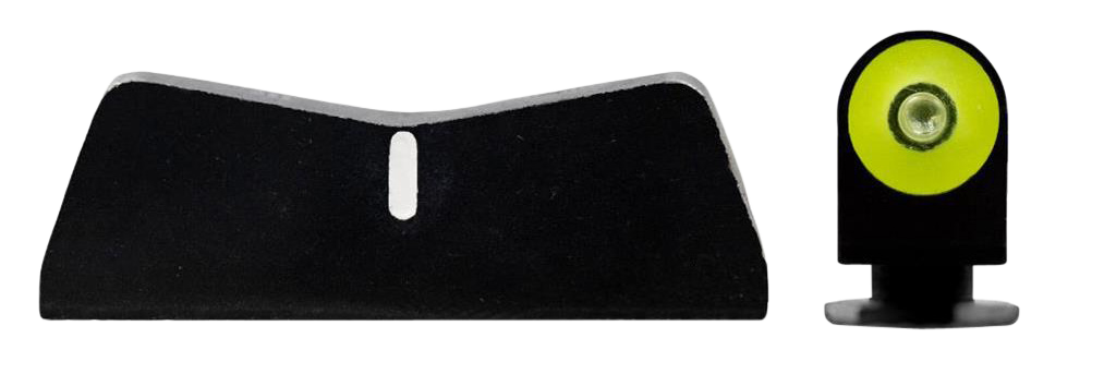 XS Sights GL0011P3Y DXT2 Big Dot Night Sights fits Glock Green Tritium Yellow Outline Front Sight/Black Frame