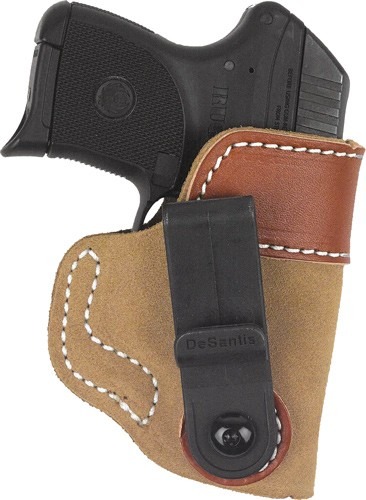 DESANTIS SOFT TUCK HOLSTER IWB RH LEATHER RUGER LC9 NATURAL